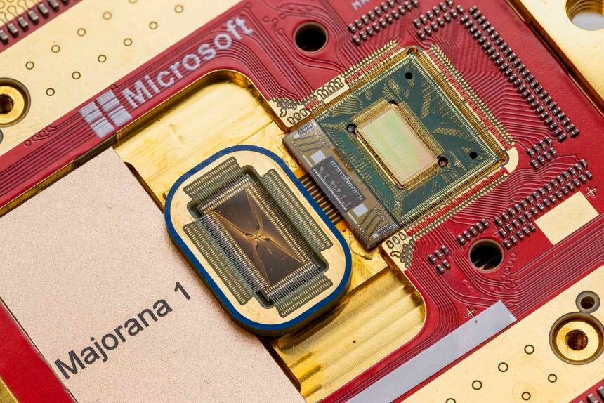 Chip cuántico Microsoft